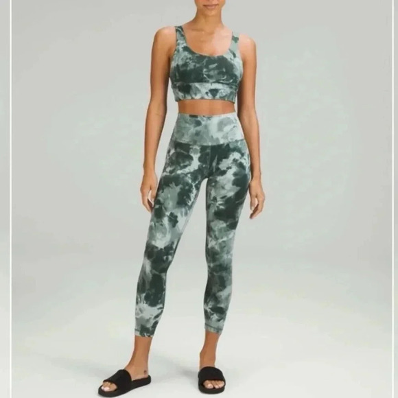 Lululemon Align High Rise 28” Leggings Diamond Dye Smoked Spruce Size 4 - Picture 2 of 6